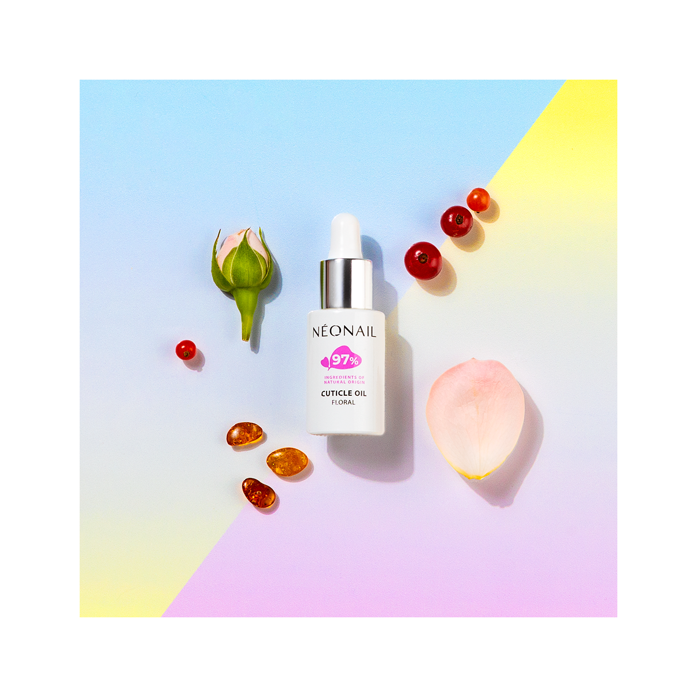 Olio per cuticole con pipetta 6,5 ml - Oil Floral